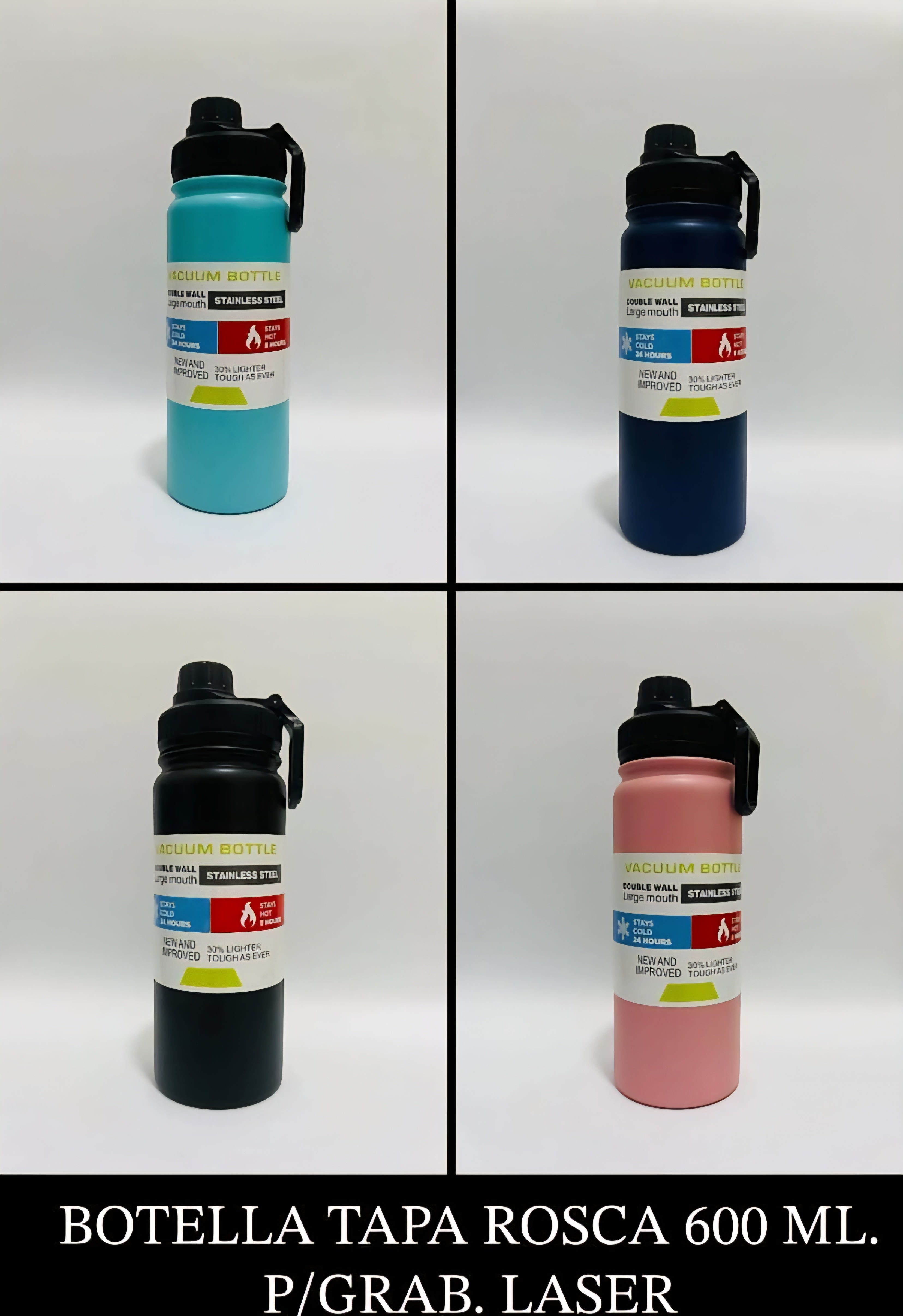 Botella con Grabado Láser🔥 Térmica Premium 600ML